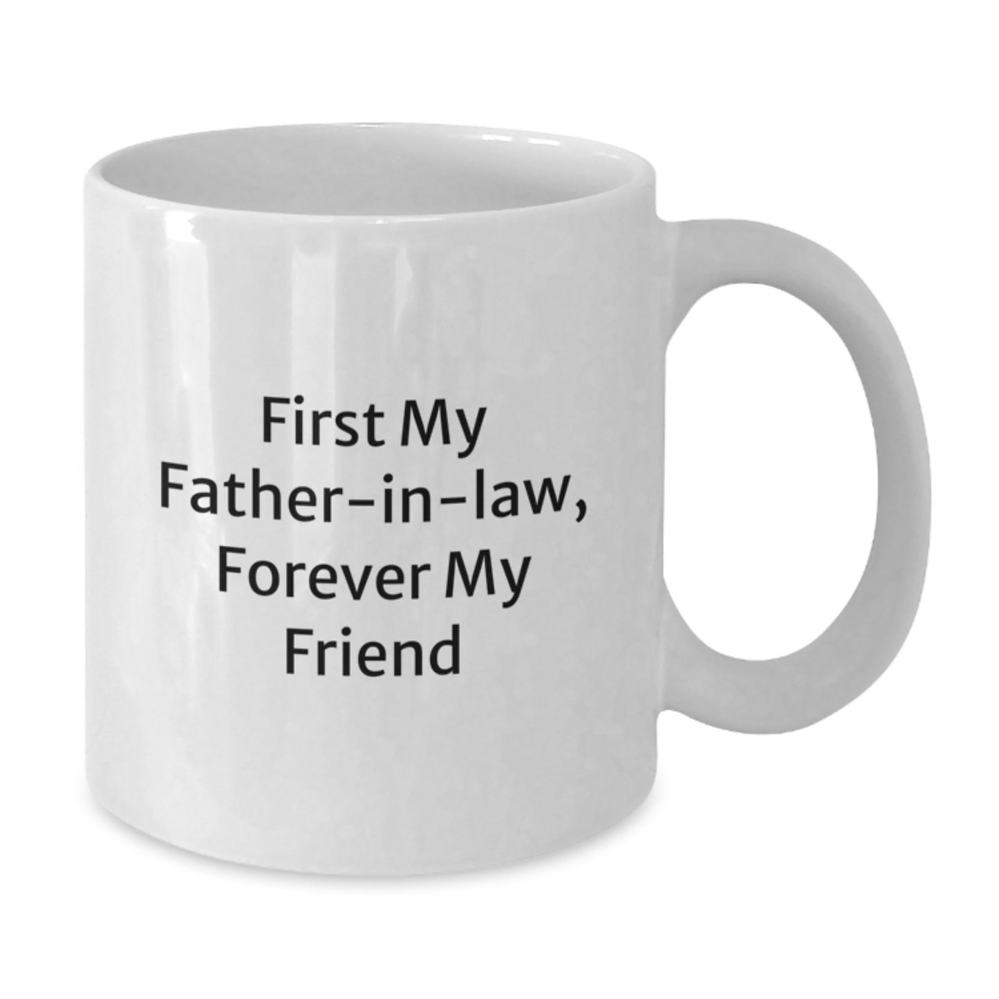 Funny Father-in-law Quotes Gifts for Him, White Coffee Mug, Christmas Unique Gifts from Family - Additional