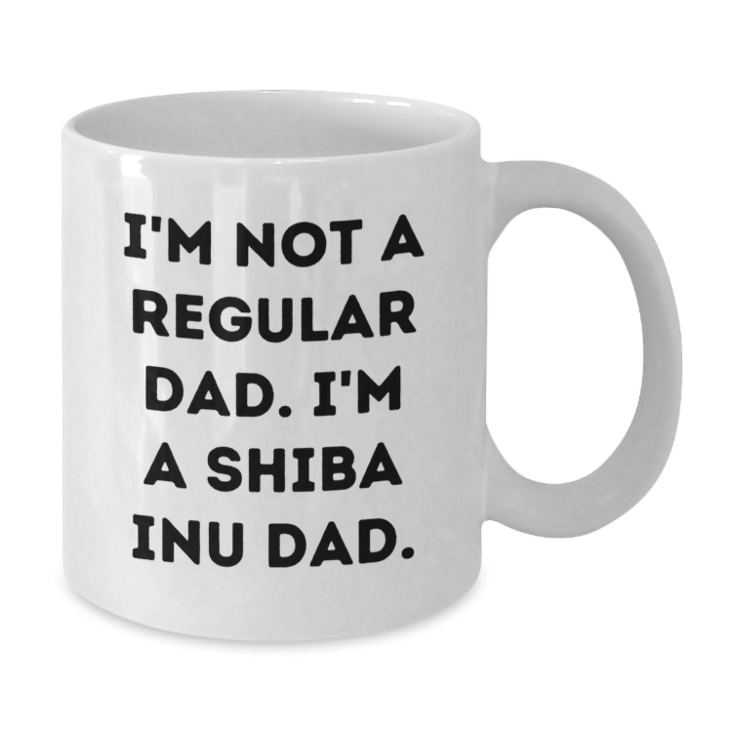 Funny Shiba Inu Dad Gifts from Dad to Shiba Inu Dog Lover, Unique White Coffee Mug for Christmas Morning - Additional