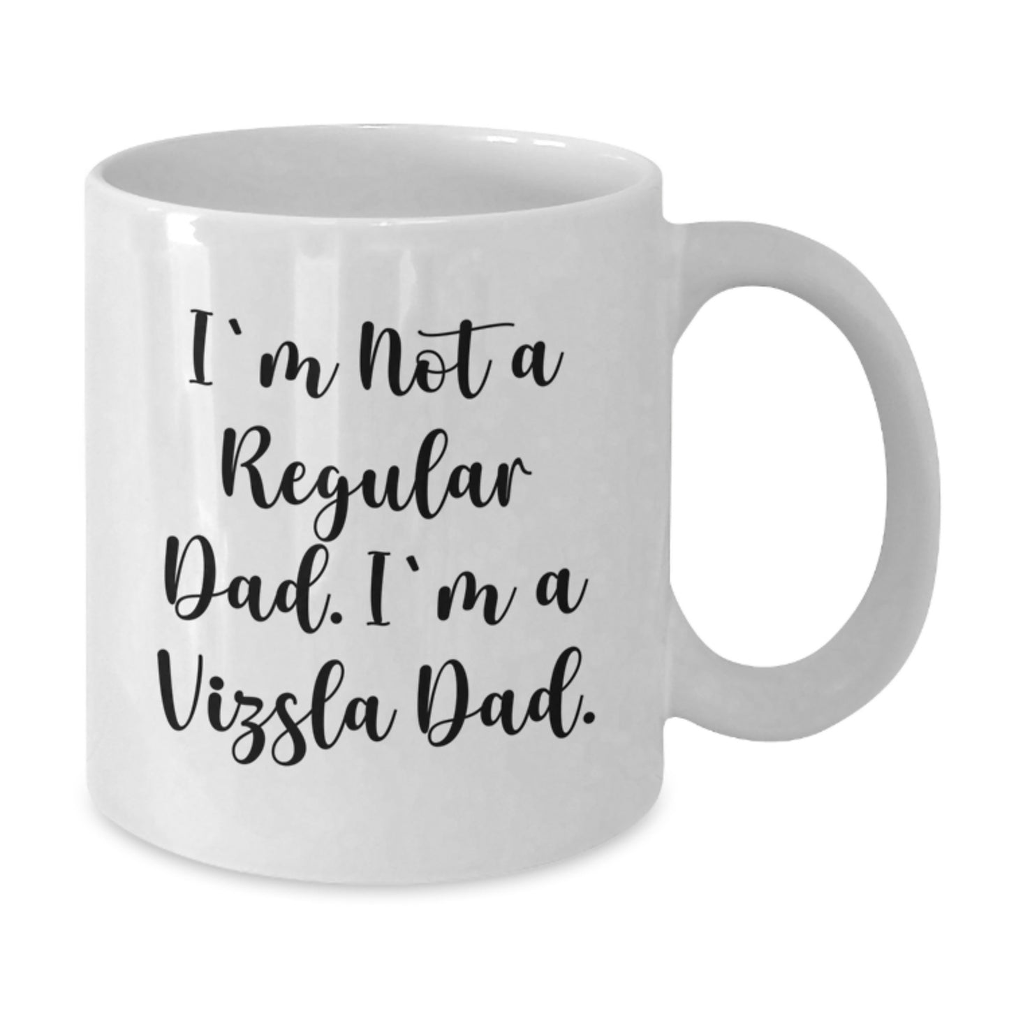 Funny Vizsla Dad Gifts for Him, White Coffee Mug, Unique Christmas Ideas from Dad to Son, Daughter, Husband, Friend - Additional