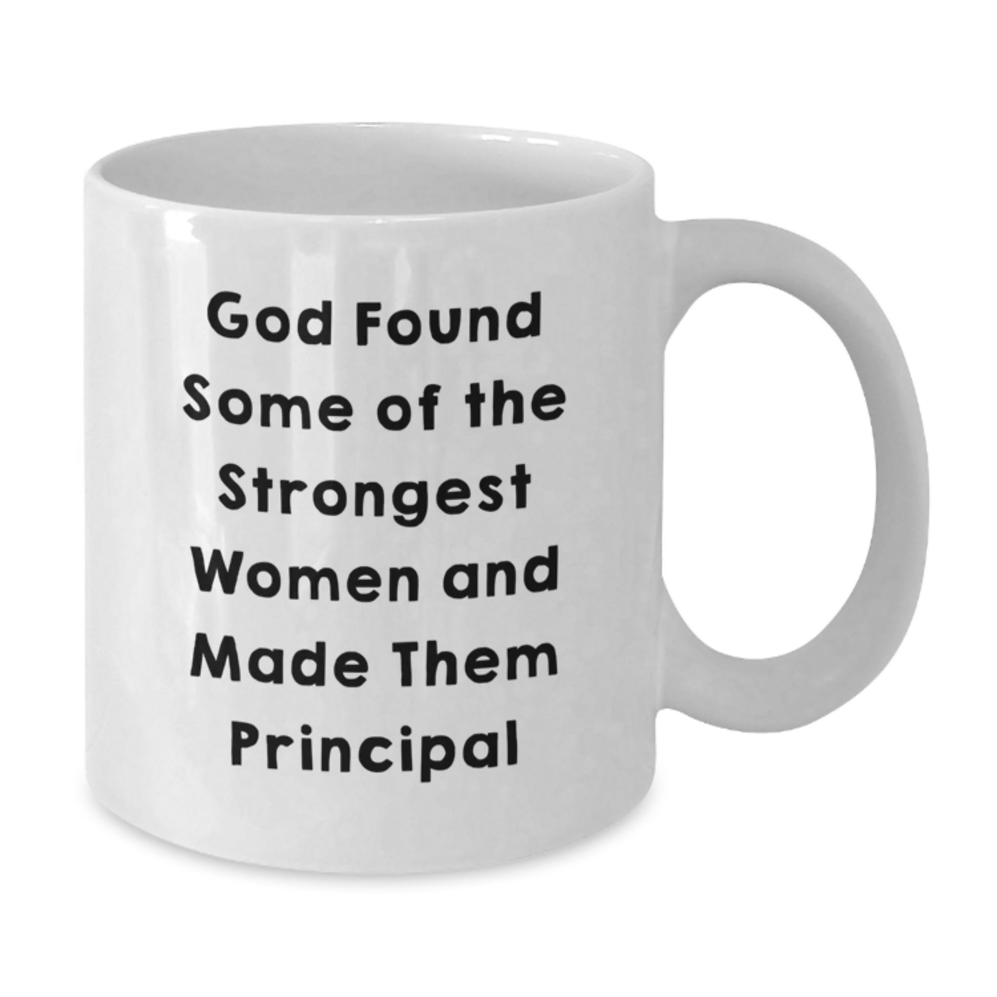 Funny Principal Gifts for Christmas - White Coffee Mug with Inspirational Quote - Gifts from Friends, Coworkers or Family to Principal Women - Additional