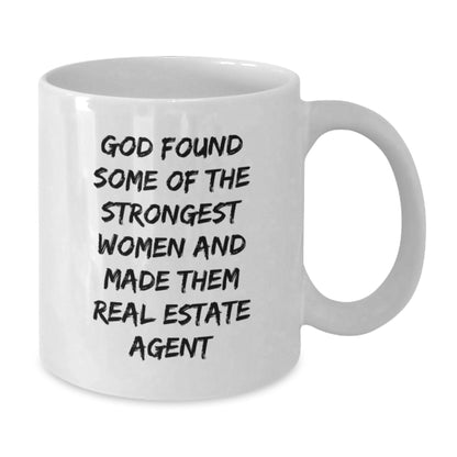 Funny Real Estate Agent White Coffee Mug Gifts from Women for Christmas Unique Presents - Additional