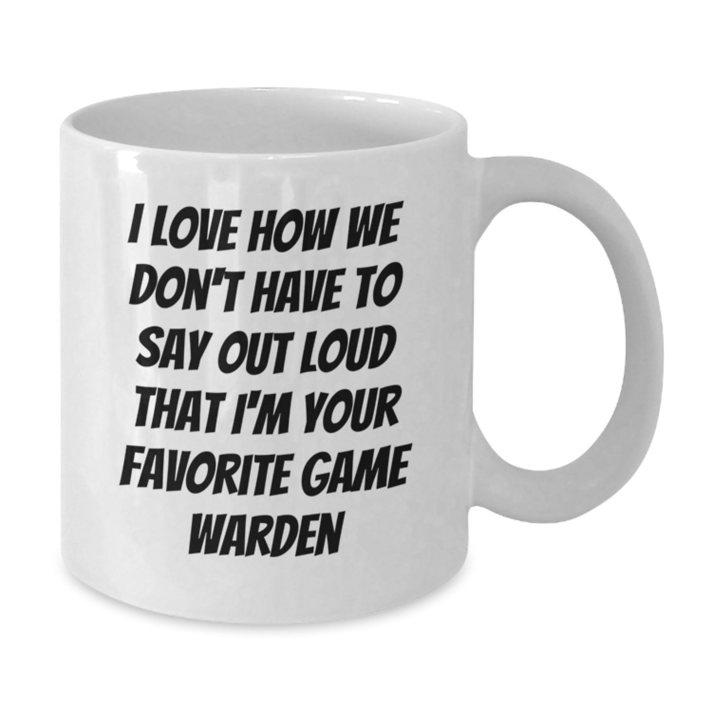 Funny Game Warden Gifts for Men - White Ceramic Coffee Mug, Perfect Holiday Present from Friends, Family or Coworkers - Additional