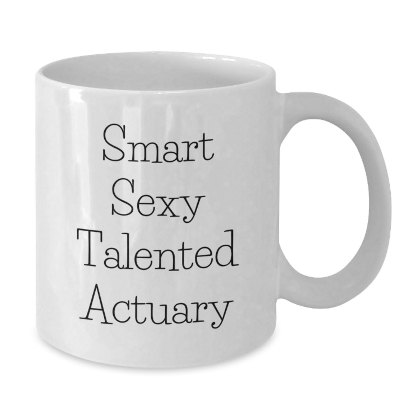 Funny Actuary Quotes White Coffee Mugs, Gifts from Men to Actuary Friends for Christmas Unique Presents - Additional