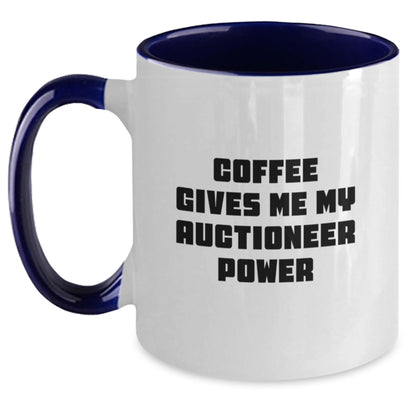 Funny Auctioneer Gifts from Friends and Family - Christmas Unique Gifts for Auctioneers Men and Women Coffee Lovers - Main