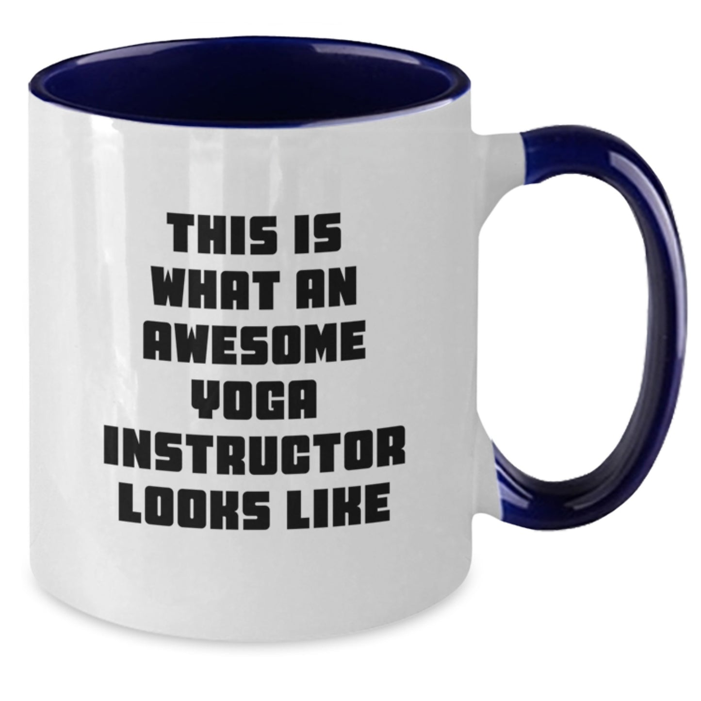 Funny Yoga Instructor Gifts from Friends, Unique Two Tone Coffee Mugs for Yoga Instructor Men, Christmas Unique Gifts - Additional