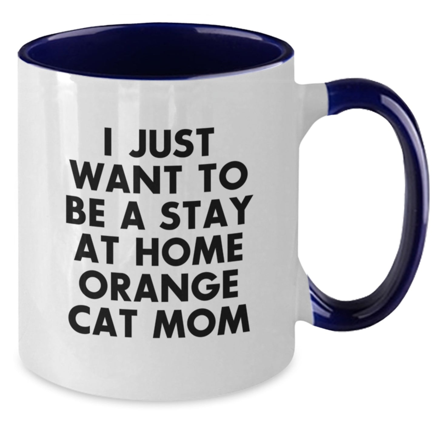 Funny Orange Cat Mom Gifts from Friends, Unique Christmas Unique Gifts for Orange Cat Lovers, Two Tone Coffee Mug - Additional
