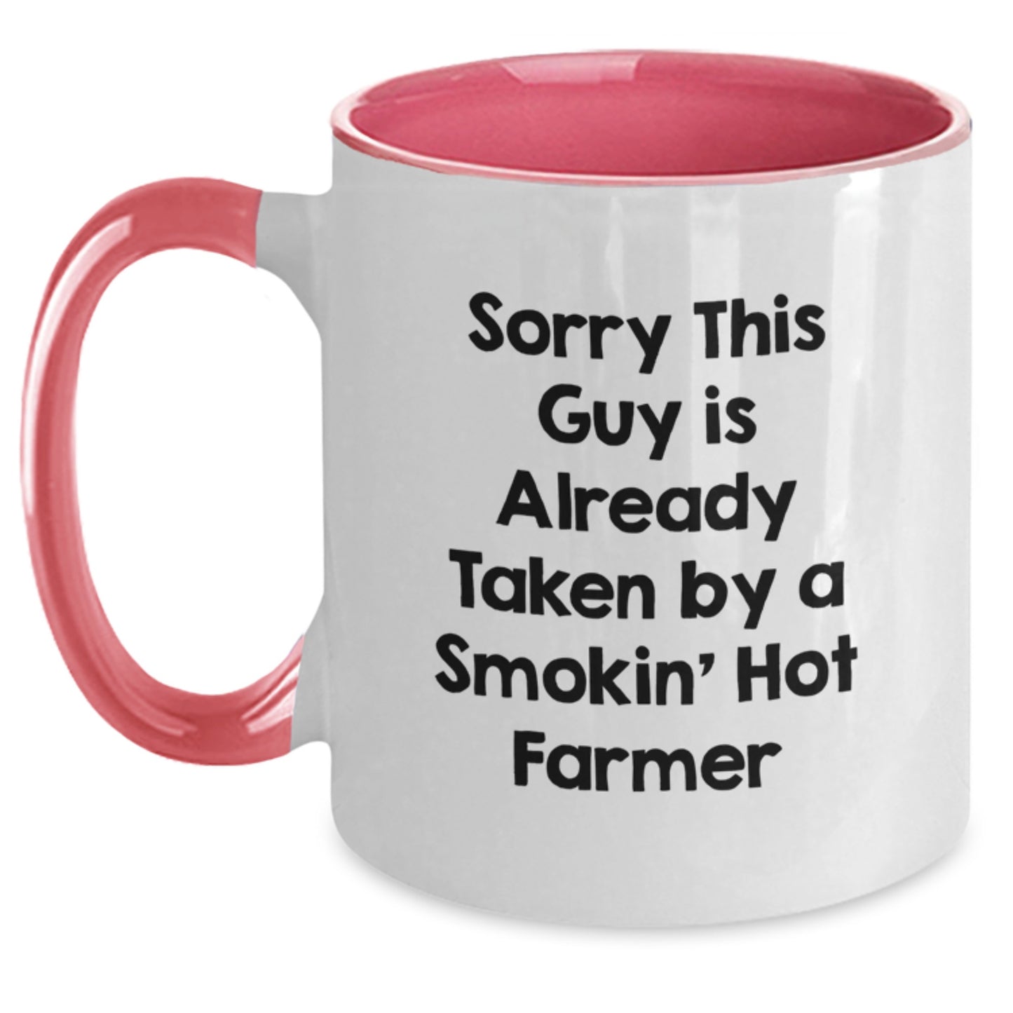 Farmer's Favorite Funny Gifts from Friends to Men on Birthday - Two Tone Coffee Mug - Main
