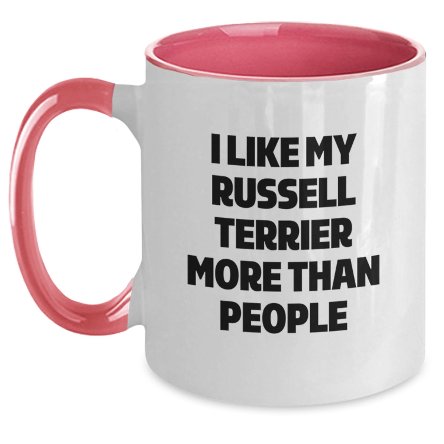 Funny Russell Terrier Dog Lover Gifts, I Like My Russell Terrier More Than People, Unique Birthday Presents for Friends from Men, Women, Coworkers, Family, Gifts for Russell Terrier Dog Owners - Main
