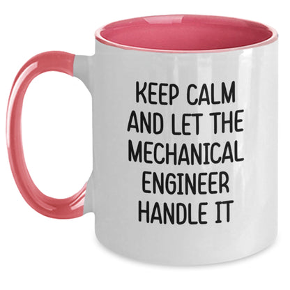 Funny Mechanical Engineer Gifts for Him, Cute Keep Calm Mugs for Men, Christmas Unique Presents from Friends - Main