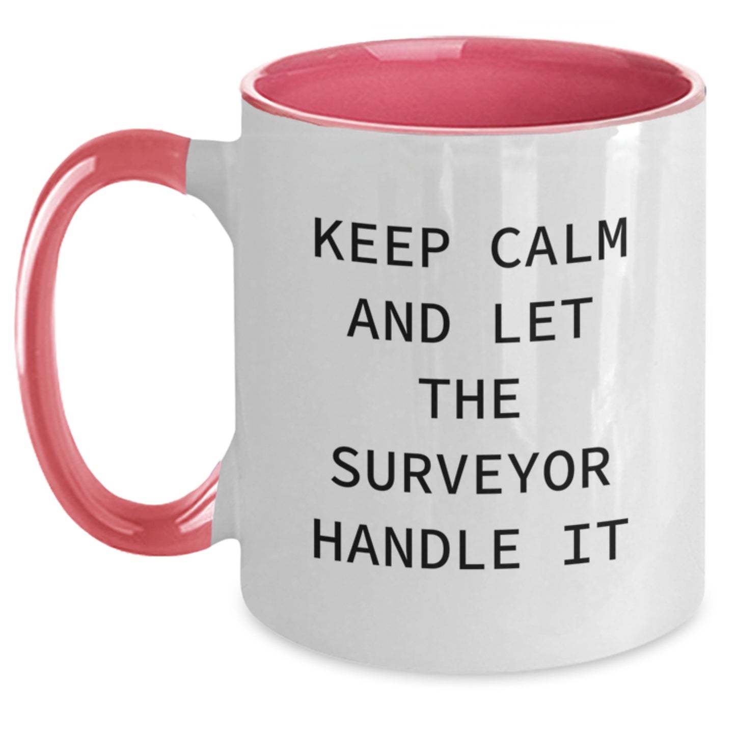 Funny Surveyor Gifts from Friends for Surveyor Men and Women on Christmas Unique Occasions with Two Tone Coffee Mugs - Main