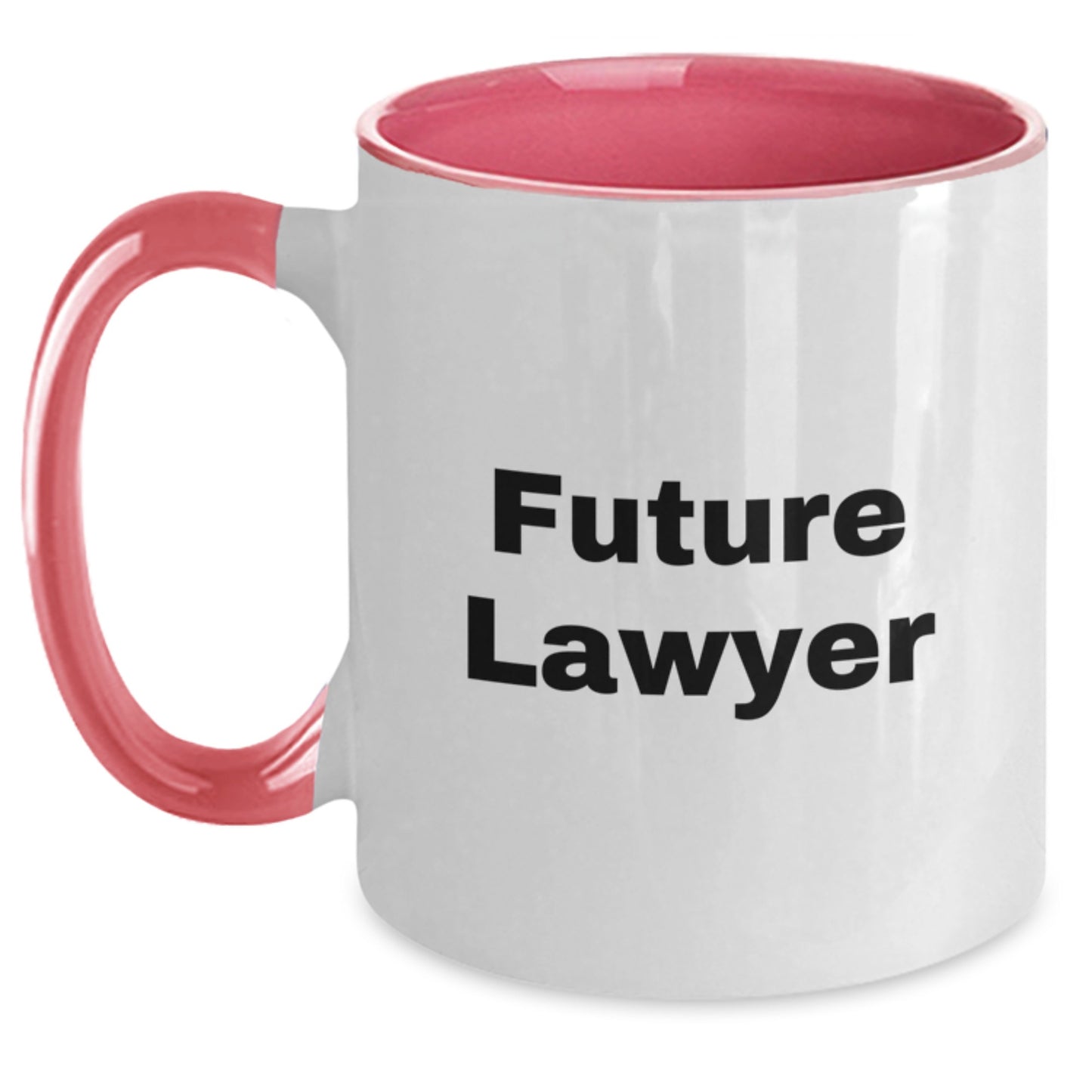 Funny Lawyer Quote Gifts from Friends and Family, Unique Christmas Unique Ideas for Future Lawyer, Two Tone Coffee Mug - Main