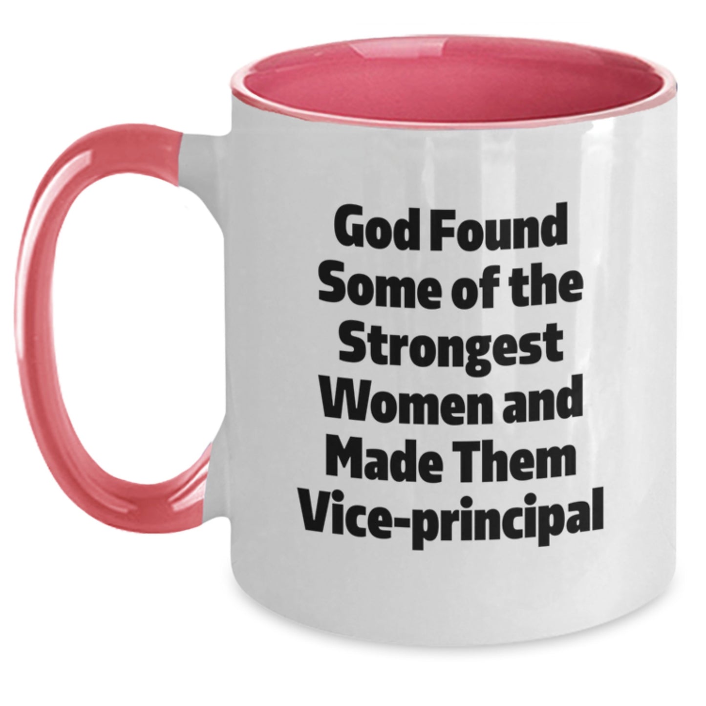 Funny Gift for Vice-principal - Gifts from Friends, Women to Vice-principal, Funny Vice-principal Motivational Mug, Two Tone Coffee Mug, Vice-principal Quote - Main