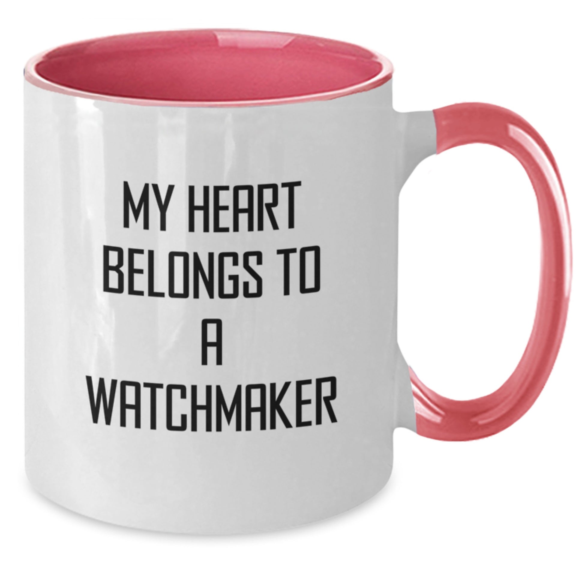 Funny Watchmaker Gifts from Men to Watchmaker Friends, Unique Two Tone Coffee Mug for Christmas - Additional