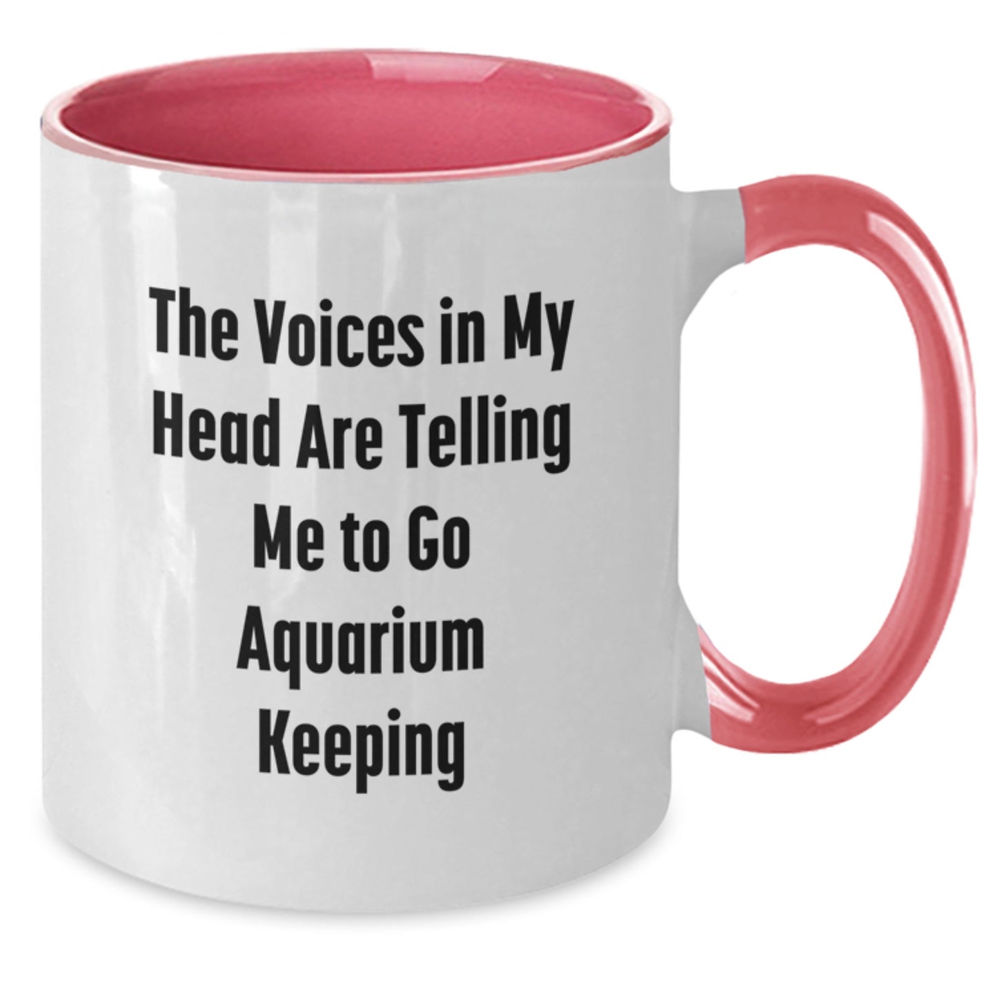 Funny Aquarium Keeping Quotes Two Tone Coffee Mugs Gifts from Friends for Birthday - Additional