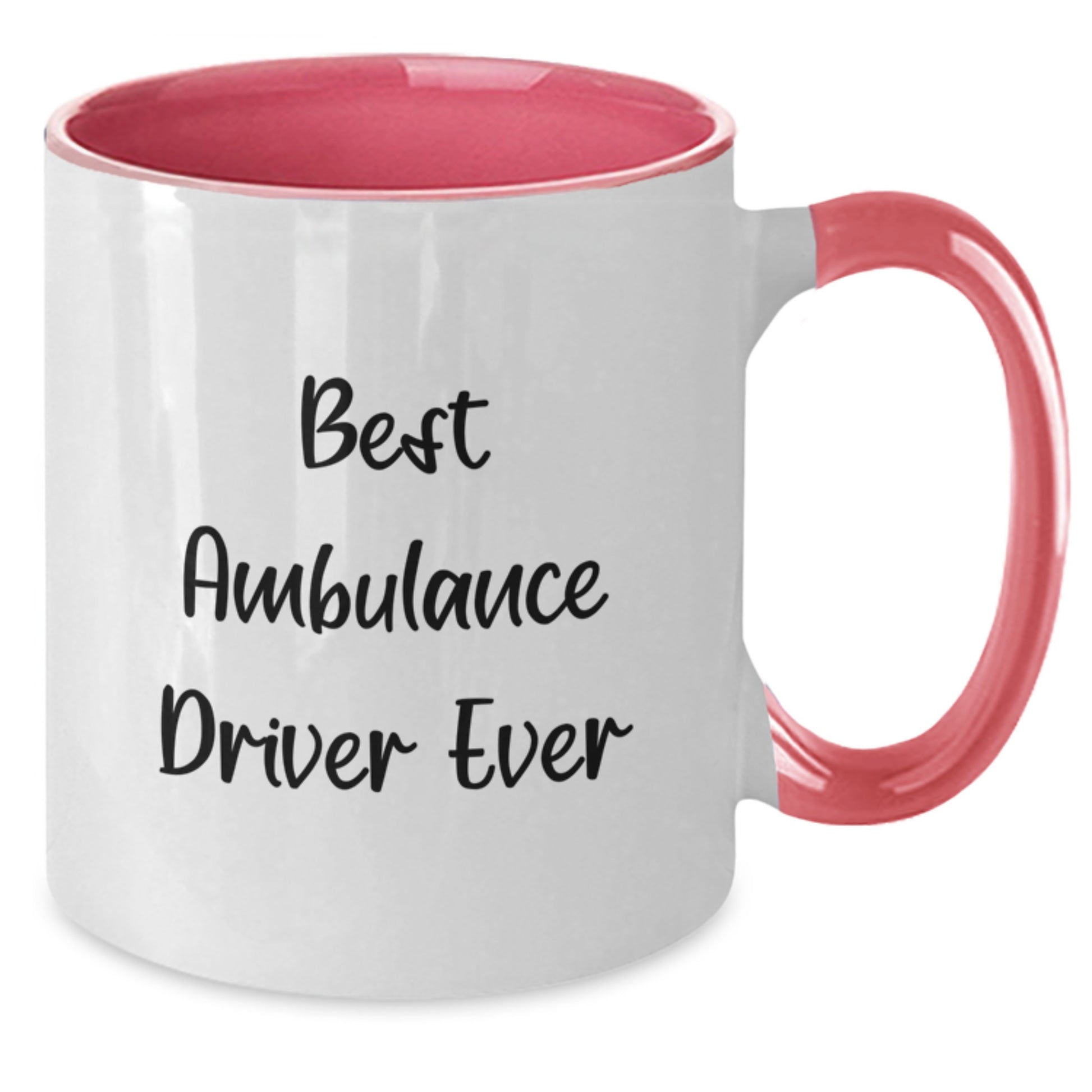 Funny Ambulance Driver Gifts for Men, Ambulance Driver Two Tone Coffee Mug, Best Ambulance Driver Ever Quote, Unique Christmas Unique Gifts from Friends to Ambulance Driver - Additional