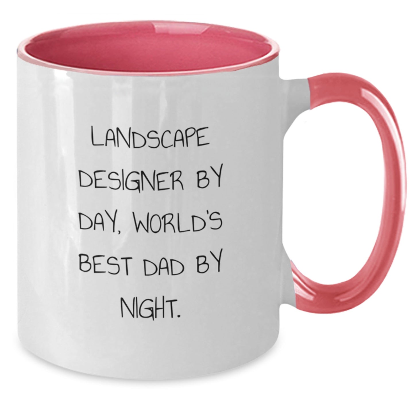 Landscape Designer Gifts by Day, Funny Two Tone Coffee Mug by Night, Graduation Unique Gifts from Friends, for Landscape Designers - Additional