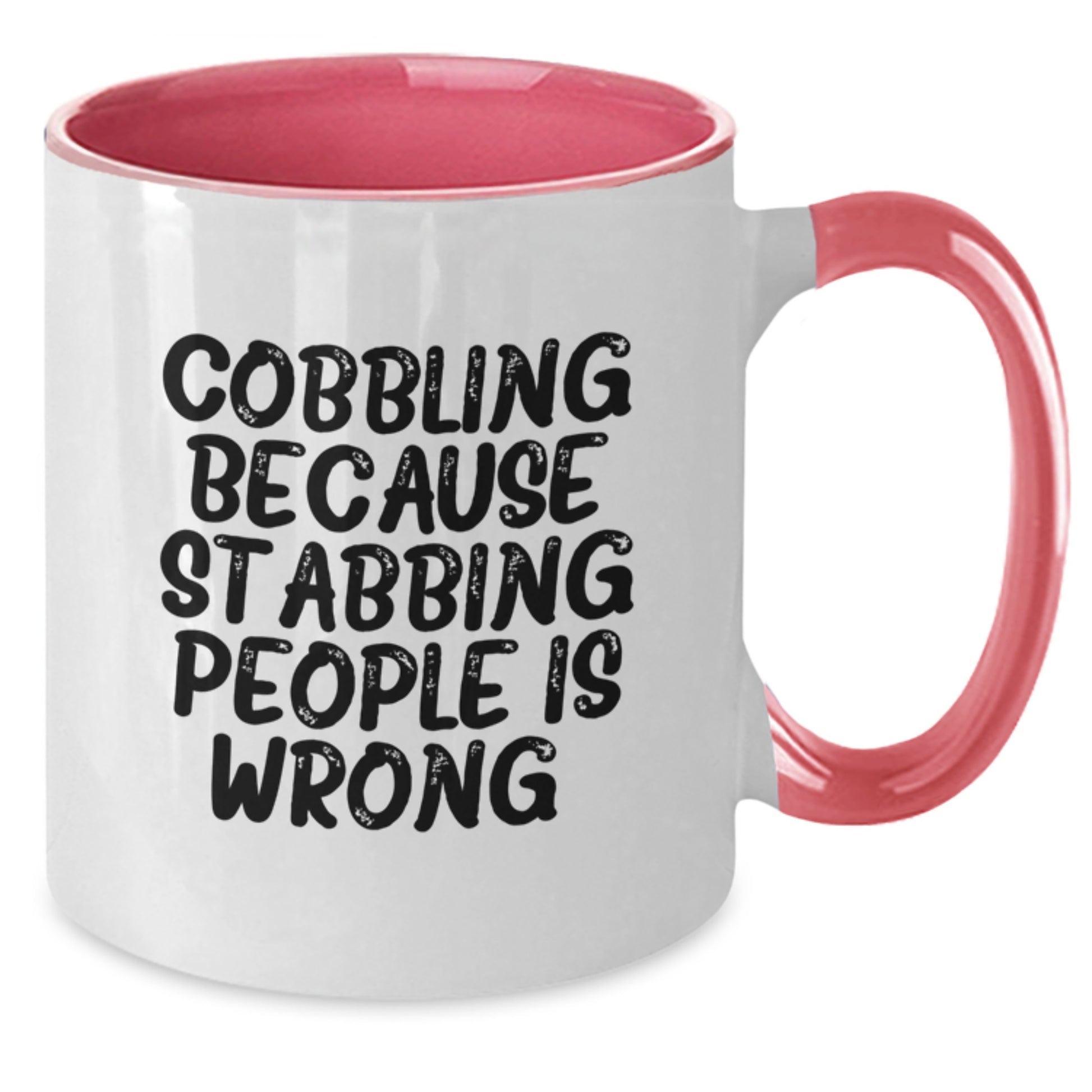 Cobbling Humor Funny Two Tone Coffee Mugs Gifts for Men and Women Friends and Family from Cobblers at Christmas Unique Presents - Additional
