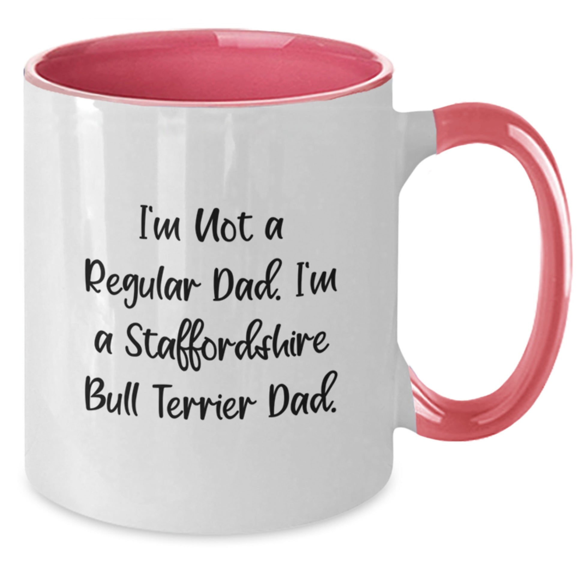 Funny Staffordshire Bull Terrier Dog Gifts for Dad from Son - Christmas Unique Mugs for Dog Lovers - Additional
