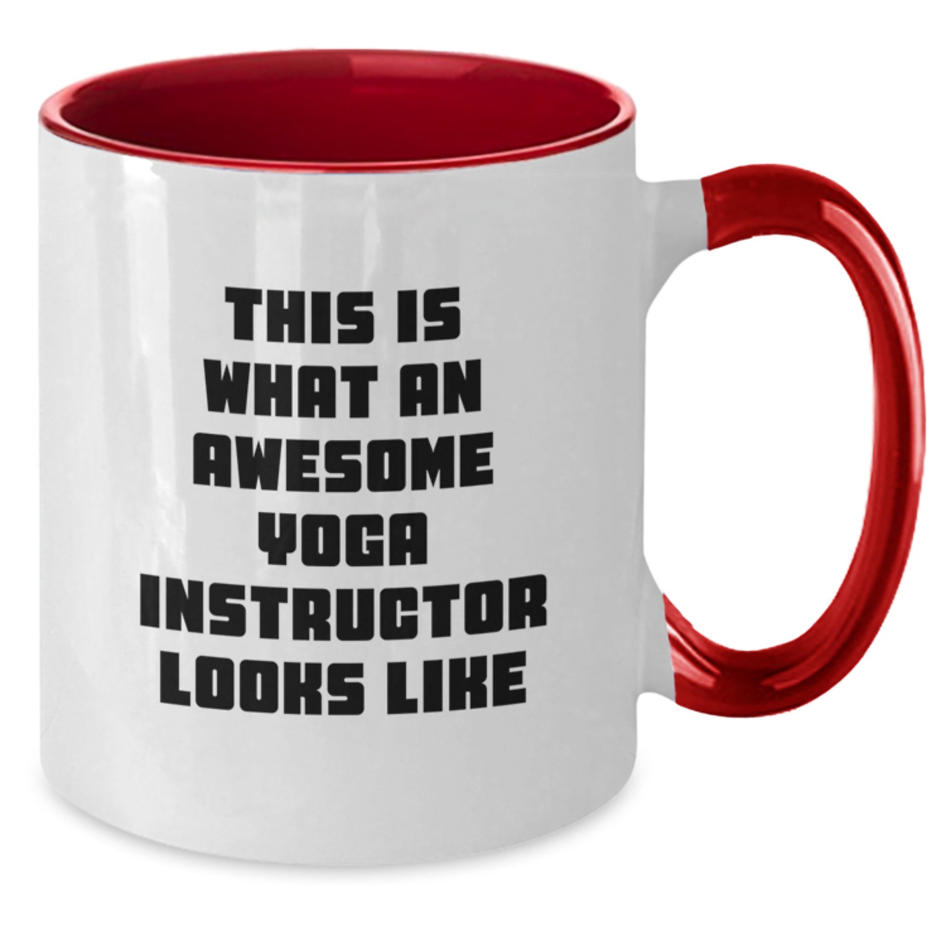 Funny Yoga Instructor Gifts from Friends, Unique Two Tone Coffee Mugs for Yoga Instructor Men, Christmas Unique Gifts - Additional