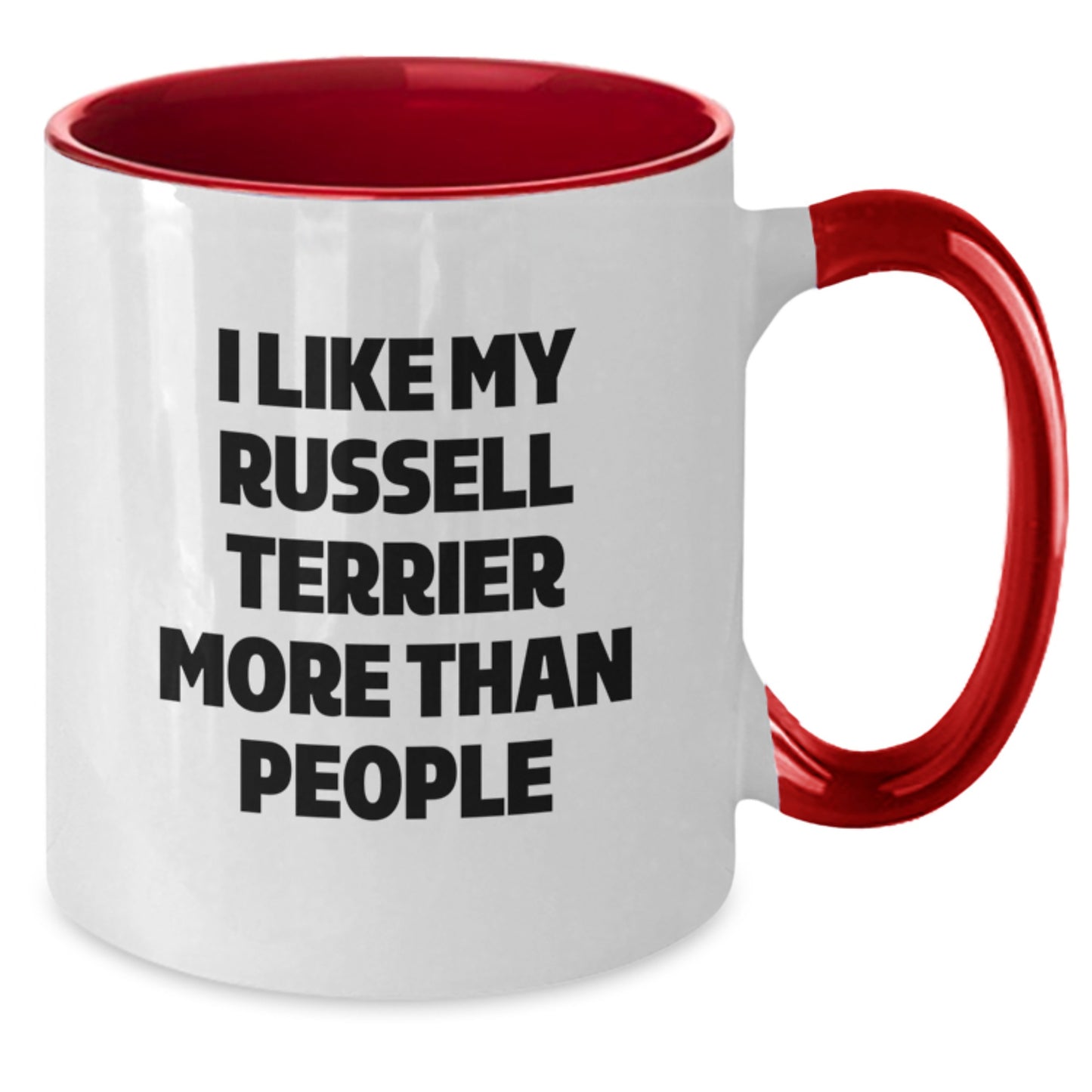 Funny Russell Terrier Dog Lover Gifts, I Like My Russell Terrier More Than People, Unique Birthday Presents for Friends from Men, Women, Coworkers, Family, Gifts for Russell Terrier Dog Owners - Additional