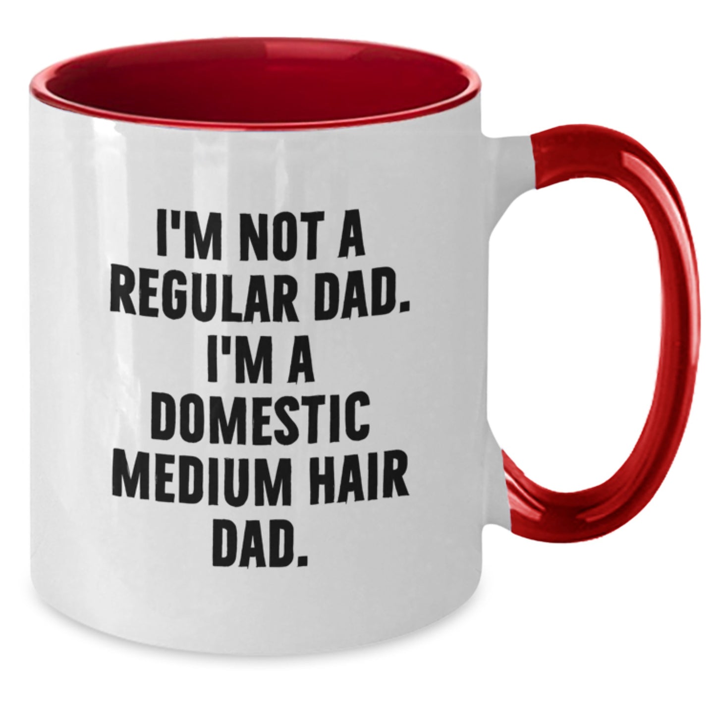 Funny Domestic Medium Hair Dad Gifts for Men Christmas Unique Mug - Additional
