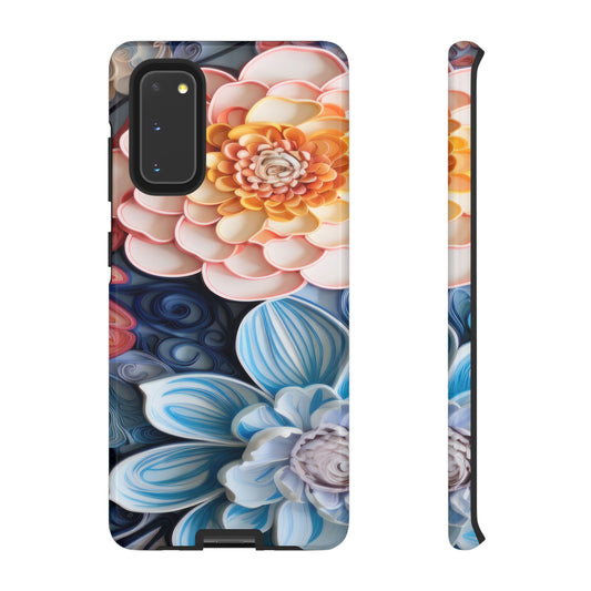 Succulent Phone Case, Echeveria Plant Design - Tough Case, Protective Cover, Cactus Lover Gift, Botanical Phone Accessory
