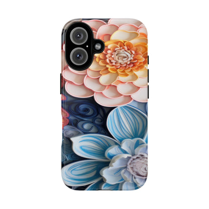 Succulent Phone Case, Echeveria Plant Design - Tough Case, Protective Cover, Cactus Lover Gift, Botanical Phone Accessory