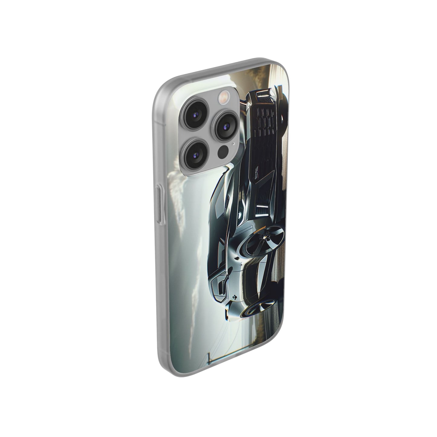 Flexi Phone Case for iPhone & Samsung – 2022 Chevy Camaro SS Car Design Protective Cover