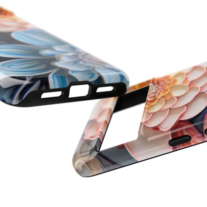 Succulent Phone Case, Echeveria Plant Design - Tough Case, Protective Cover, Cactus Lover Gift, Botanical Phone Accessory