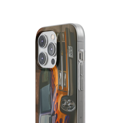 Phone Cases - 1996 Chevy Tahoe with Flames Design