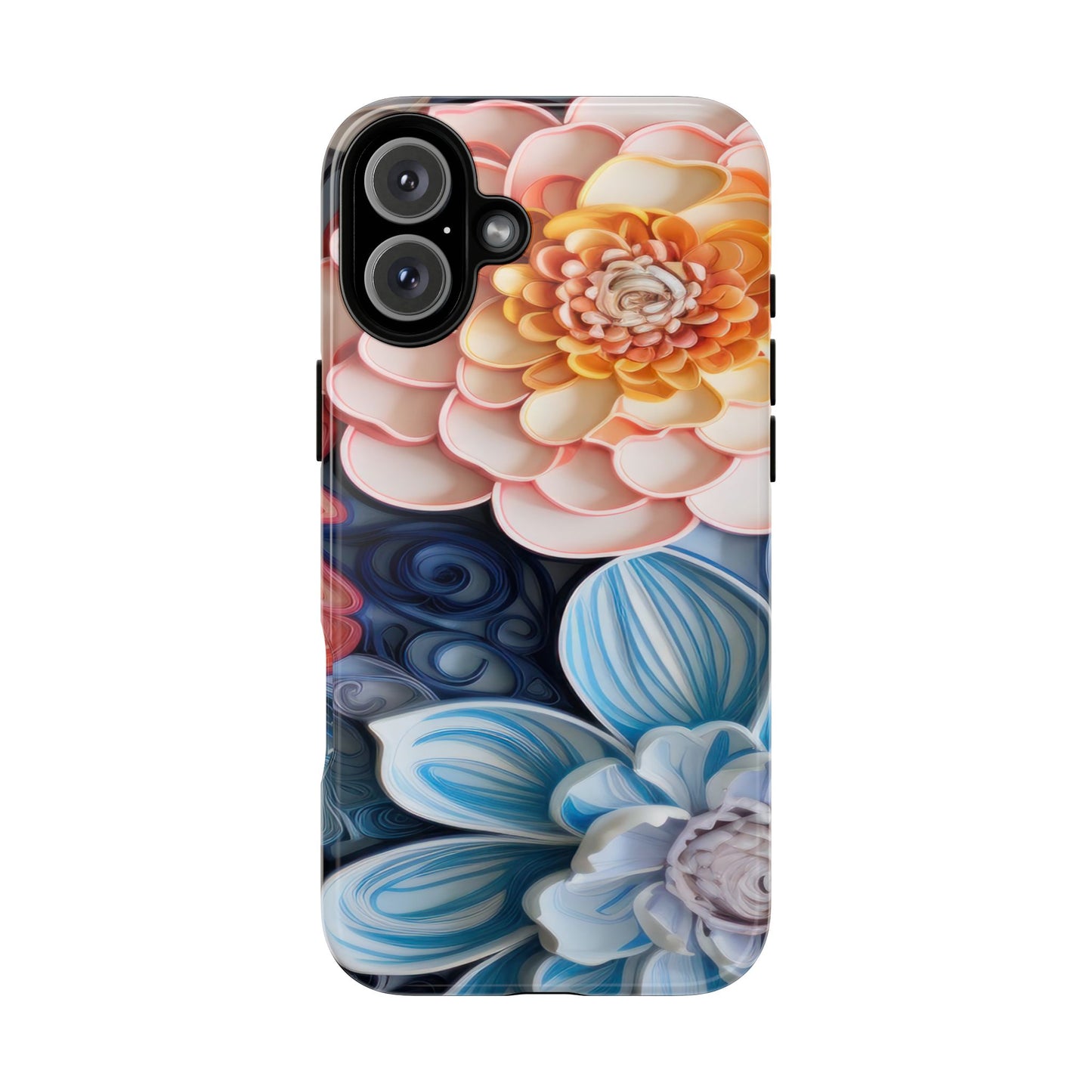 Succulent Phone Case, Echeveria Plant Design - Tough Case, Protective Cover, Cactus Lover Gift, Botanical Phone Accessory