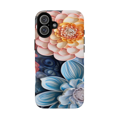 Succulent Phone Case, Echeveria Plant Design - Tough Case, Protective Cover, Cactus Lover Gift, Botanical Phone Accessory