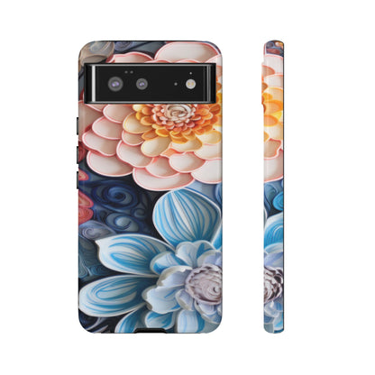Succulent Phone Case, Echeveria Plant Design - Tough Case, Protective Cover, Cactus Lover Gift, Botanical Phone Accessory