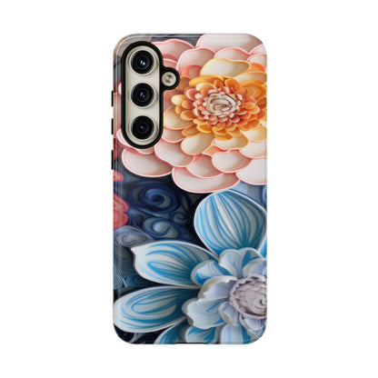 Succulent Phone Case, Echeveria Plant Design - Tough Case, Protective Cover, Cactus Lover Gift, Botanical Phone Accessory