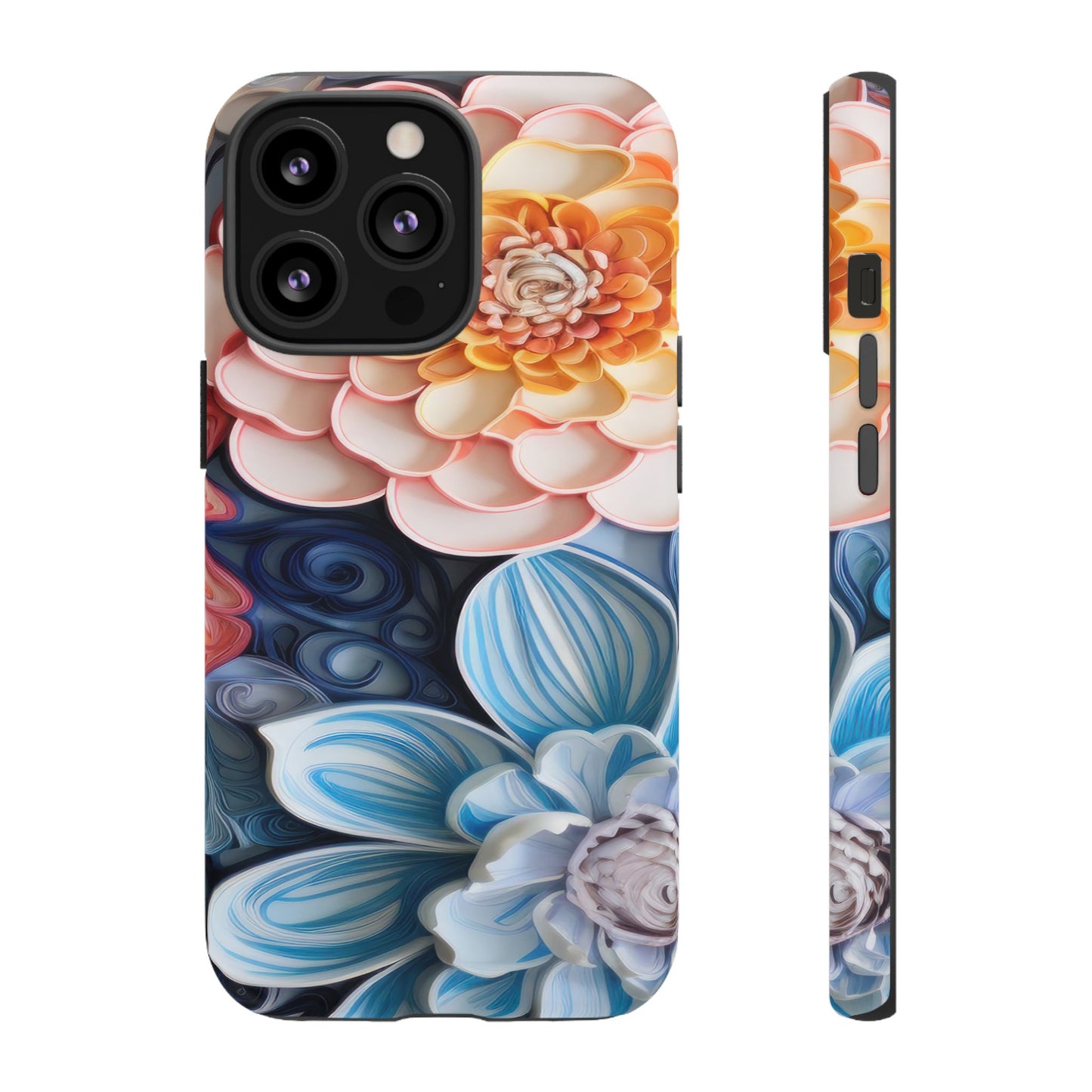 Succulent Phone Case, Echeveria Plant Design - Tough Case, Protective Cover, Cactus Lover Gift, Botanical Phone Accessory