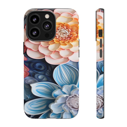 Succulent Phone Case, Echeveria Plant Design - Tough Case, Protective Cover, Cactus Lover Gift, Botanical Phone Accessory