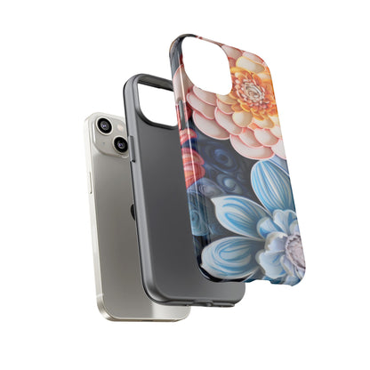 Succulent Phone Case, Echeveria Plant Design - Tough Case, Protective Cover, Cactus Lover Gift, Botanical Phone Accessory