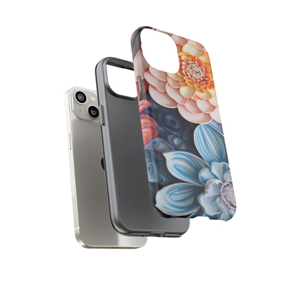 Succulent Phone Case, Echeveria Plant Design - Tough Case, Protective Cover, Cactus Lover Gift, Botanical Phone Accessory