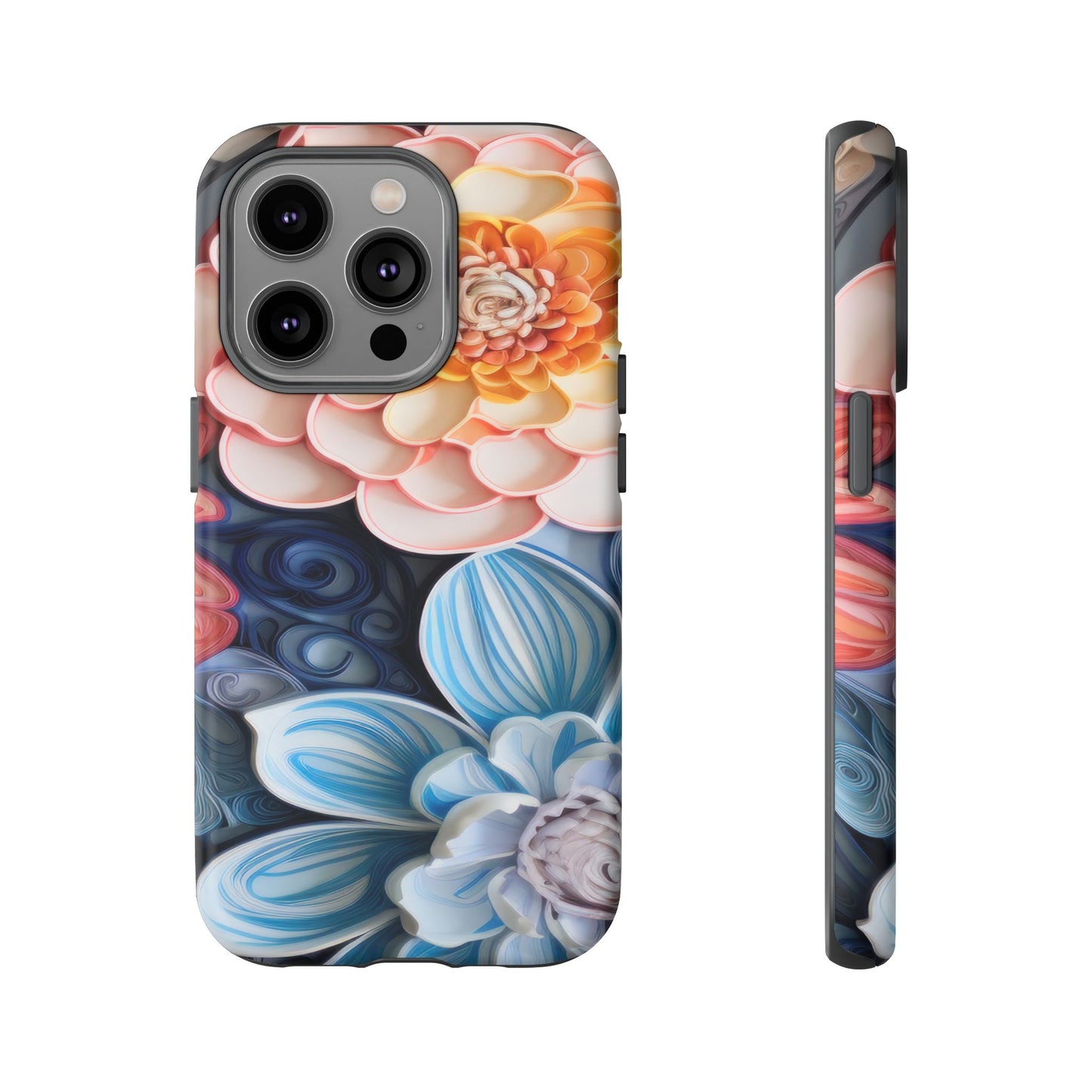 Succulent Phone Case, Echeveria Plant Design - Tough Case, Protective Cover, Cactus Lover Gift, Botanical Phone Accessory