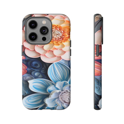 Succulent Phone Case, Echeveria Plant Design - Tough Case, Protective Cover, Cactus Lover Gift, Botanical Phone Accessory