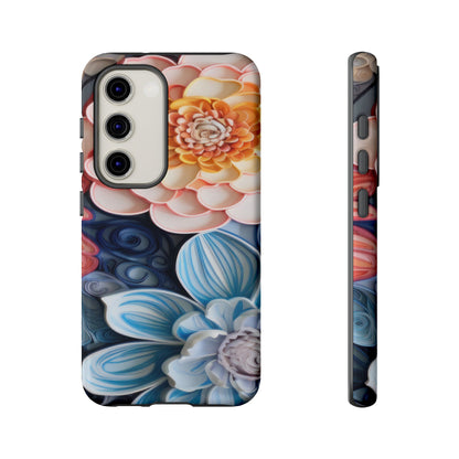 Succulent Phone Case, Echeveria Plant Design - Tough Case, Protective Cover, Cactus Lover Gift, Botanical Phone Accessory