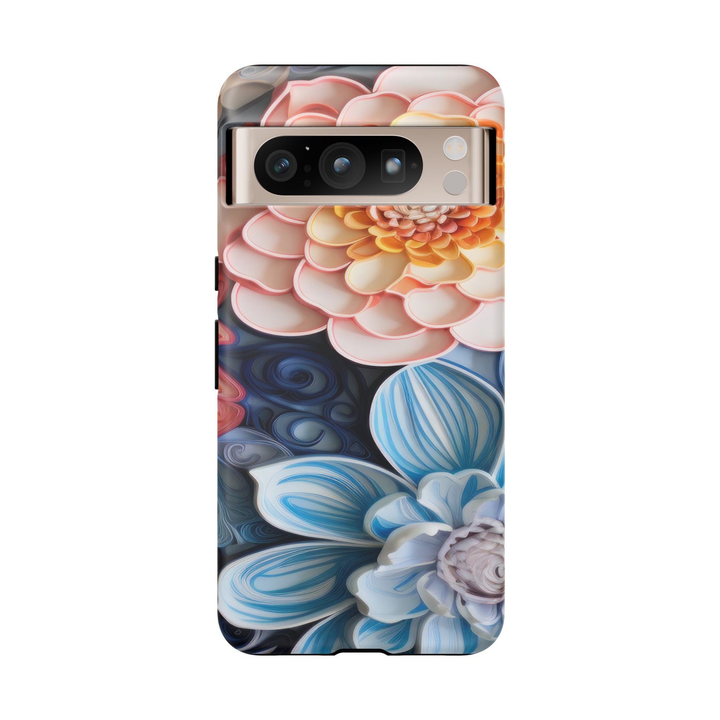 Succulent Phone Case, Echeveria Plant Design - Tough Case, Protective Cover, Cactus Lover Gift, Botanical Phone Accessory