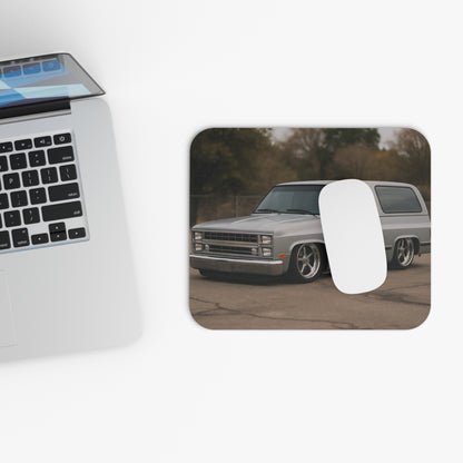 1986 Bagged Chevy Blazer Mouse Pad – Custom Truck Design Desk Accessory for Chevy Fans - Victory Thru Vision 