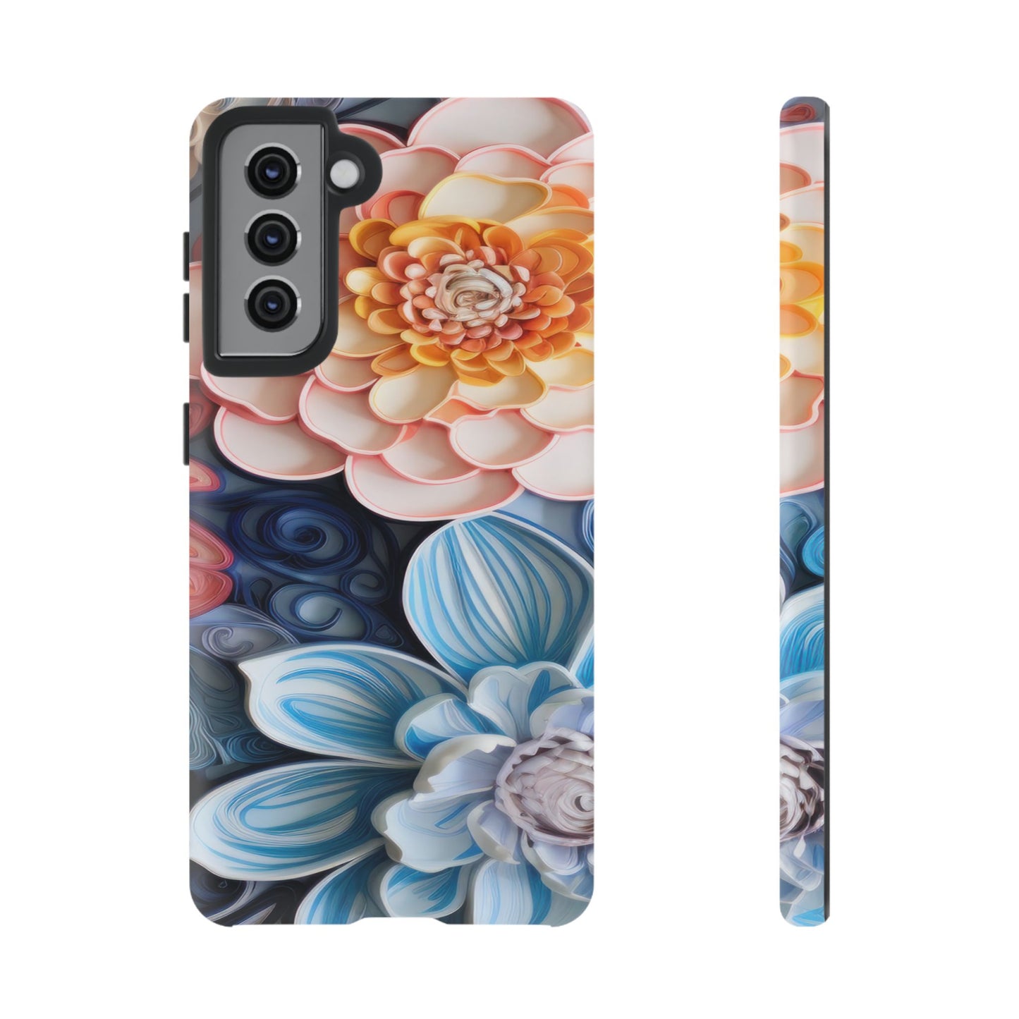 Succulent Phone Case, Echeveria Plant Design - Tough Case, Protective Cover, Cactus Lover Gift, Botanical Phone Accessory