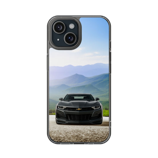 2022 Chevy Camaro SS Clear Phone Case - Ideal for Car Lovers, Outdoor Adventure, Unique Gift for Birthdays, Christmas, Stylish Accessory, Flexi Phone Case for iPhone & Samsung