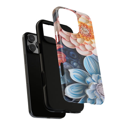 Succulent Phone Case, Echeveria Plant Design - Tough Case, Protective Cover, Cactus Lover Gift, Botanical Phone Accessory
