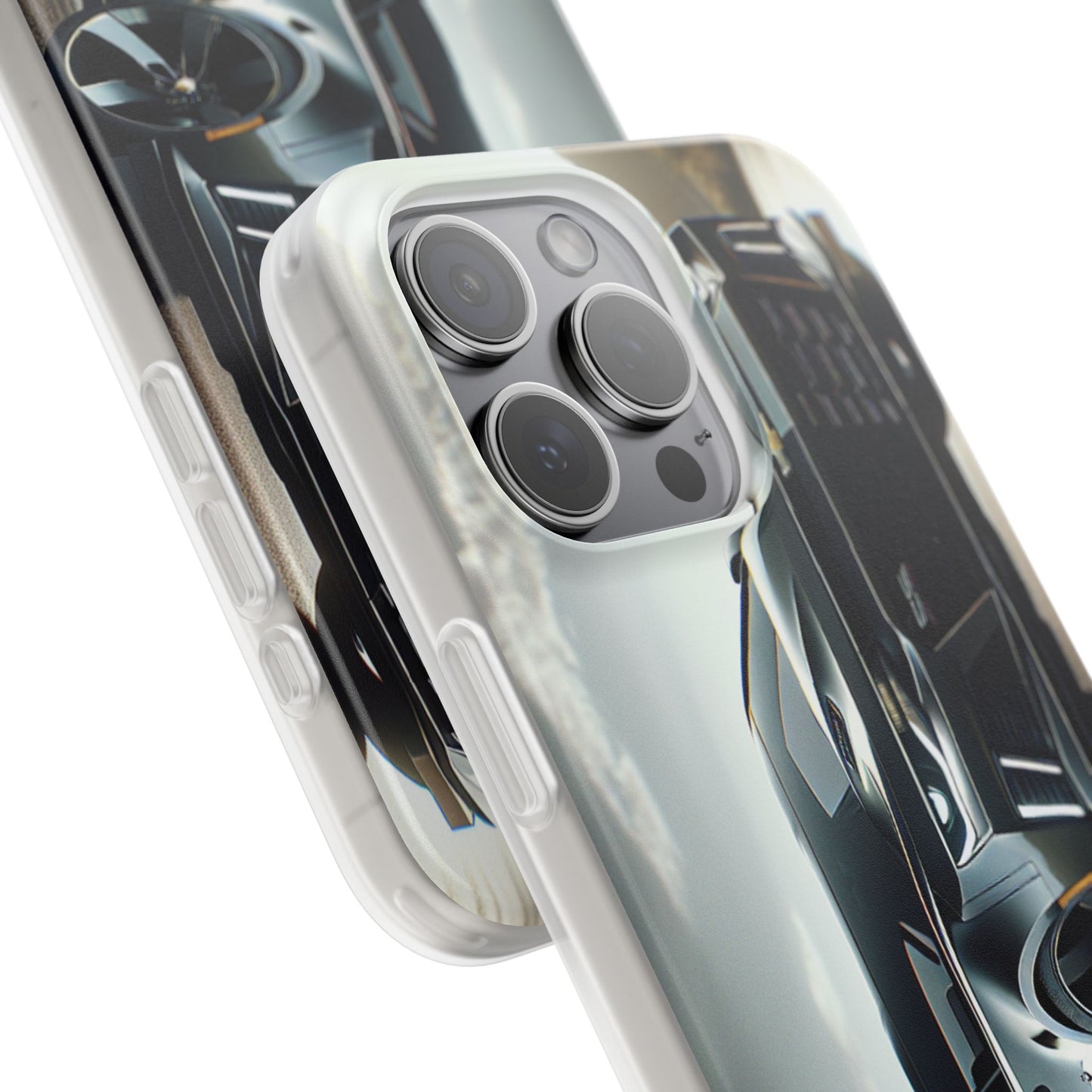 Flexi Phone Case for iPhone & Samsung – 2022 Chevy Camaro SS Car Design Protective Cover
