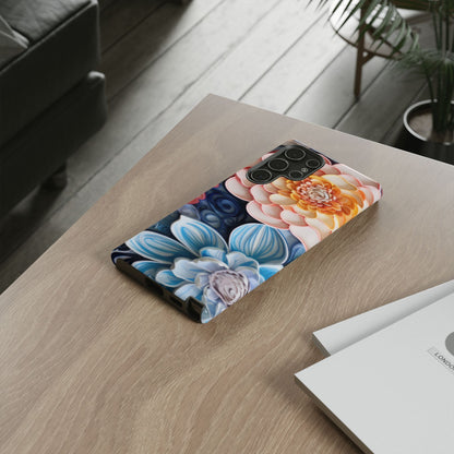 Succulent Phone Case, Echeveria Plant Design - Tough Case, Protective Cover, Cactus Lover Gift, Botanical Phone Accessory