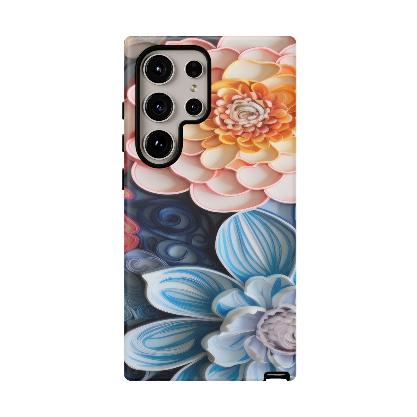 Succulent Phone Case, Echeveria Plant Design - Tough Case, Protective Cover, Cactus Lover Gift, Botanical Phone Accessory
