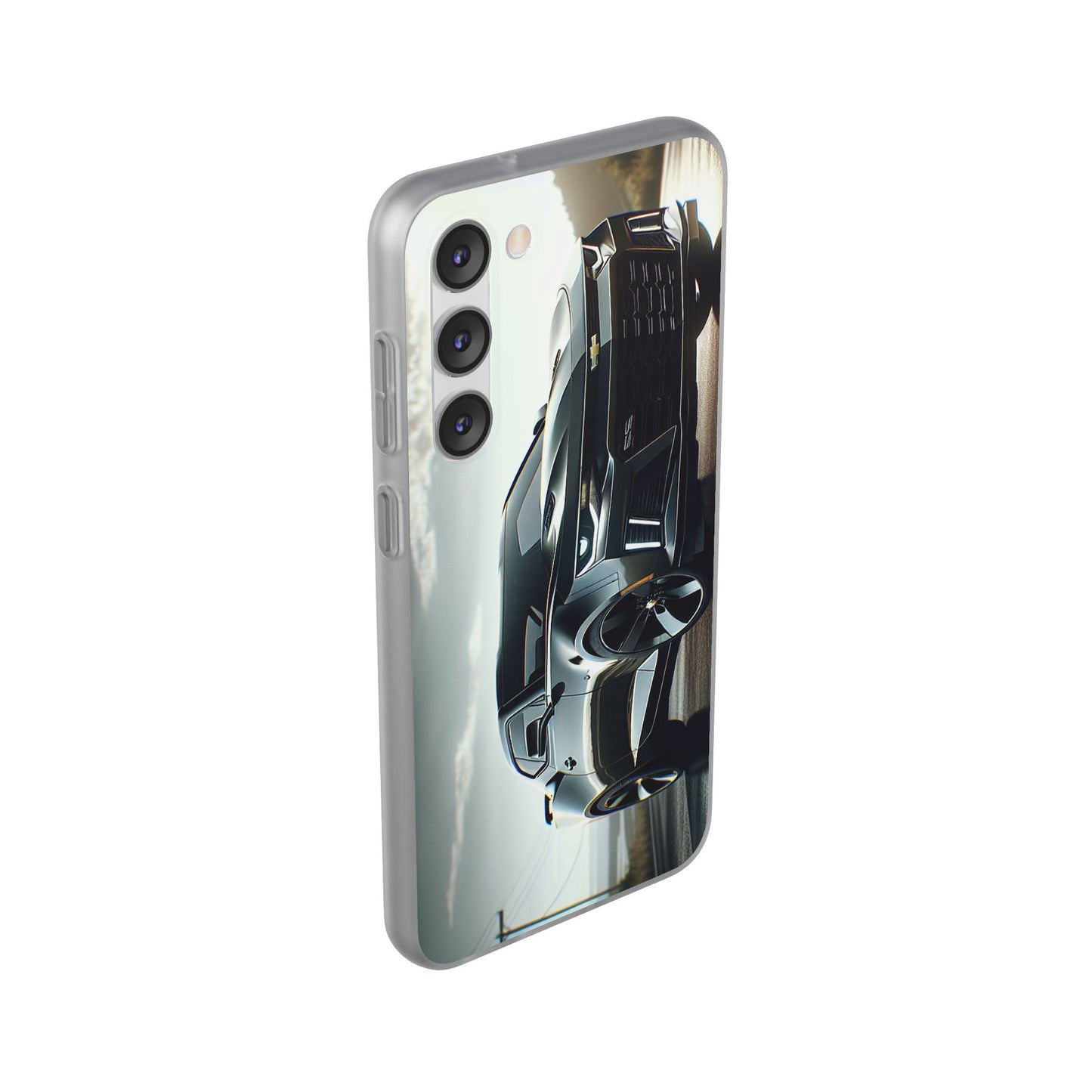 Flexi Phone Case for iPhone & Samsung – 2022 Chevy Camaro SS Car Design Protective Cover